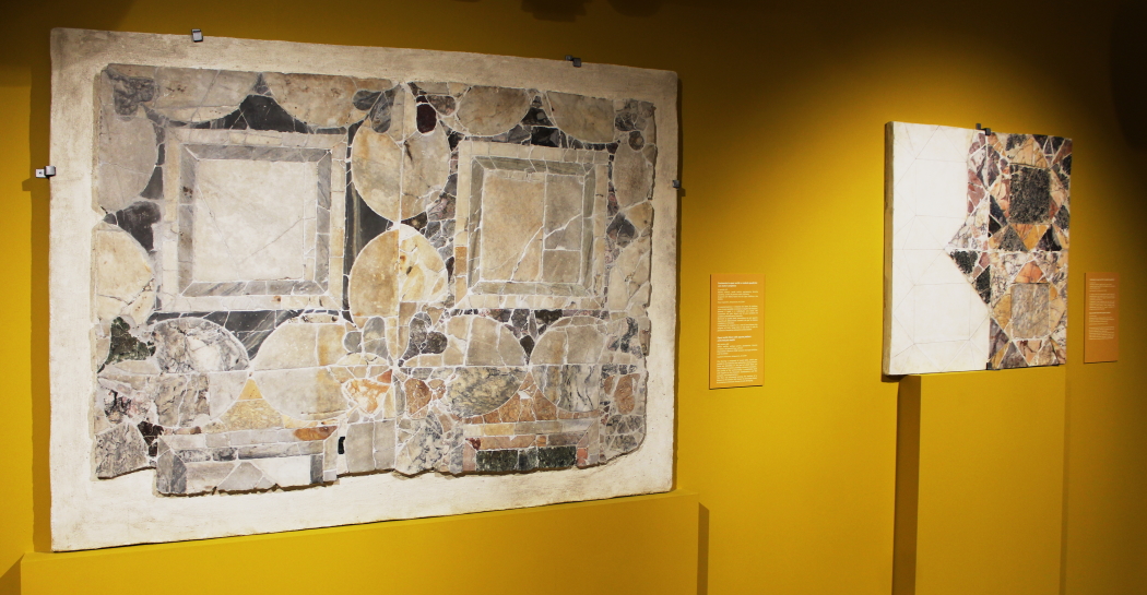La nuova sezione della mostra “Colori dei Romani” La nuova sezione della mostra “Colori dei Romani”