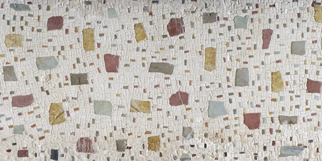 Centrale Montemartini, mosaico a stuoia con inserti litici Centrale Montemartini, mosaico a stuoia con inserti litici