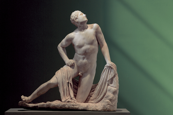 Statua di Niobide ferito