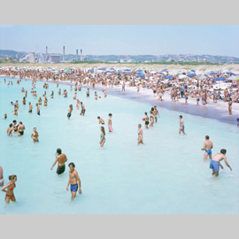 Massimo Vitali, Rosignano, 1995, CPrint e plexiglass