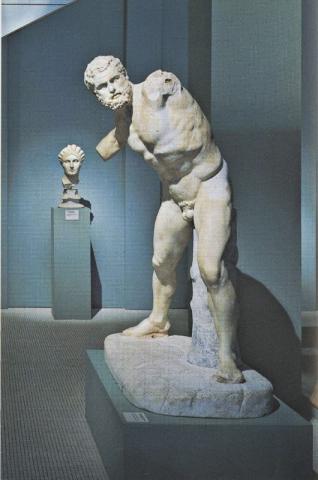 Allestimento delle sculture dei Musei Capitolini in Sala Macchine nel 1997