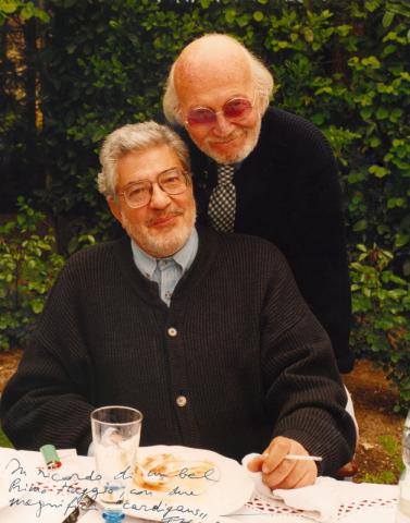 Armando Trovajoli e Ettore Scola_Archivio Mariapaola Trovajoli Armando Trovajoli e Ettore Scola_Archivio Mariapaola Trovajoli