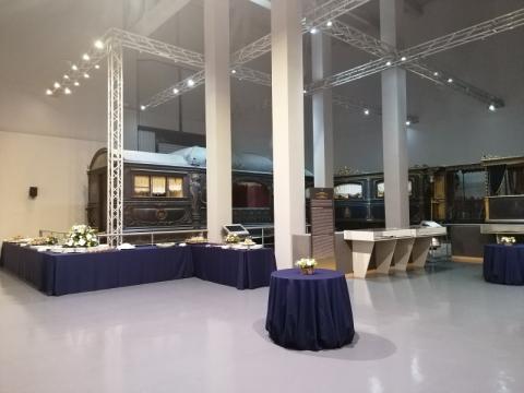 Centrale Montemartini - Sala del Treno, allestimenti catering